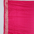Elegant Rani Pink Banarasi Silk Saree Floral Motifs & Rich Pallu Wedding & Festive Wear - Mangaldeep NX