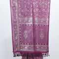 Elegant Rani Pink Banarasi Silk Saree Tassel Pallu – Perfect for Weddings & Festivals - Mangaldeep NX