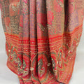 Elegant Red & orange Banarasi Silk Saree - Mangaldeep NX