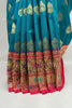 Elegant Teal Blue Banarasi Silk Saree - Mangaldeep NX