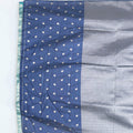 Elegant Teal Blue Banarasi Silk Saree with Antique Zari Weaving & Paisley Motifs – Festive & Wedding Wear - Mangaldeep NX