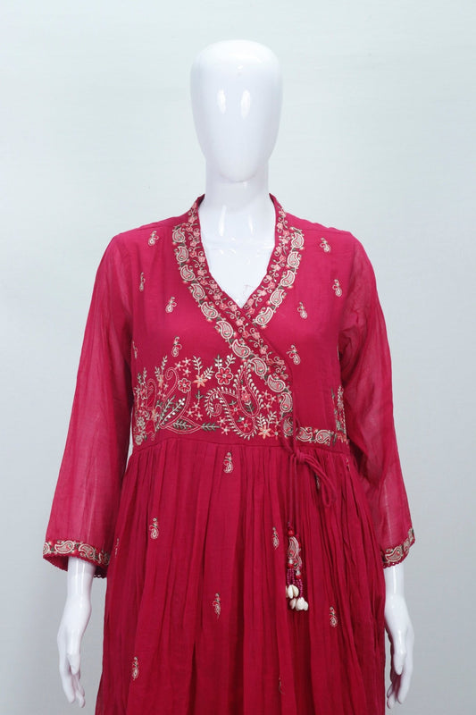 Embroidered Anarkali Kurta Set with Dupatta Party Wear - Mangaldeep NX