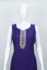 Embroidered Purple Straight Suit Set with Printed Floral Dupatta Festive & Ethnic Wear for Women - Mangaldeep NX