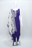 Embroidered Purple Straight Suit Set with Printed Floral Dupatta Festive & Ethnic Wear for Women - Mangaldeep NX