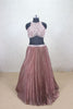Fancy Coffee Brown Pleated Party Wear Lehenga Choli - Mangaldeep NX