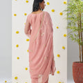 Fancy Pink Chiffon Embroidered Salwar Suit - Mangaldeep NX