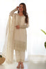 Glorious White Embroidered Kurta Set with Dupatta - Mangaldeep NX