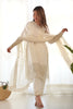 Glorious White Embroidered Kurta Set with Dupatta - Mangaldeep NX