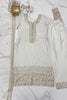 Glorious White Embroidered Kurta Set with Dupatta - Mangaldeep NX