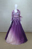Gorgeous Purple Full Sleeve Gown with Sequin Embellishments and Organza - Mangaldeep NX