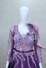 Gorgeous Purple Full Sleeve Gown with Sequin Embellishments and Organza - Mangaldeep NX