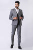Graceful Men's Grey 3 - Piece Party Wear Tuxedo Suit with Bow Tie - Mangaldeep NX