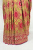 Green and Red Banarasi Silk Saree - Mangaldeep NX