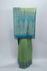 Green and Teal Banarasi Silk Saree with Zari Pallu - Mangaldeep NX