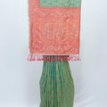 Green Bandhani Silk Saree Traditional Festive Wear - Mangaldeep NX