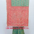 Green Bandhani Silk Saree Traditional Festive Wear - Mangaldeep NX