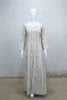 Ivory Multicolor Thread Embroidered Anarkali Kurta Set with Matching Dupatta - Mangaldeep NX