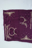 Lavender Banarasi Silk Saree with Silver Zari Weaving and Multicolor Embroidered Border - Mangaldeep NX