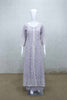 Lavender Embroidered Anarkali Kurta with Palazzo Pants and Dupatta Set - Mangaldeep NX