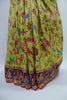 Lime Yellow Printed Saree with Colorful Rajasthani Folk Art and Tassel Pallu - Mangaldeep NX