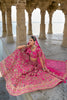 Lovely Fuchsia Pink Bridal Lehenga Choli with Heavy Zari and Intricate Embroidery - Mangaldeep NX