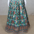 Majesty Teal Blue Embroidered Wedding Lehenga Choli - Mangaldeep NX