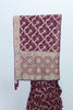 Maroon Banarasi Silk Saree with Multicolor Resham Embroidery Zari Work for Wedding Festive Wear - Mangaldeep NX