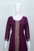 Maroon Heavy Embroidered Anarkali Kurta Set with Dupatta - Mangaldeep NX