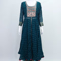 Maroon Heavy Embroidered Anarkali Kurta Set with Dupatta - Mangaldeep NX