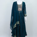 Maroon Heavy Embroidered Anarkali Kurta Set with Dupatta - Mangaldeep NX