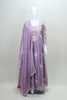 Mauve Pink Floral Embroidered Anarkali Suit with Matching Dupatta - Mangaldeep NX