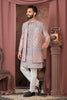 Men's Multicolor Sequined Indo - Western Outfit for Weddings and Festive Celebrations - Mangaldeep NX