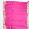 Multicolor Banarasi Silk Saree with Pink Zari Woven – Festive & Wedding Wear - Mangaldeep NX