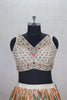 Multicolor Embroidered Lehenga Choli with Blouse & Dupatta - Mangaldeep NX