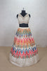 Multicolor Embroidered Lehenga Choli with Blouse & Dupatta - Mangaldeep NX