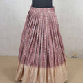 Multicolor Lehenga Choli with Blue Embroidered Blouse and Net Dupatta - Mangaldeep NX