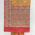 Mustard Yellow Patola Silk Saree - Mangaldeep NX