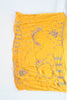 Mustard Yellow Silk Saree with Intricate Embroidery and Heavy Zari Border - Mangaldeep NX