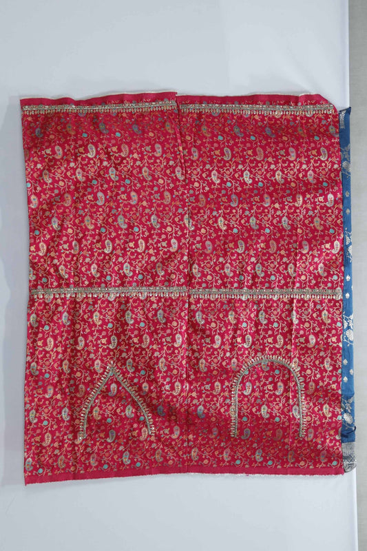 Navy Blue Banarasi Bandhani Saree with Rich Pallu for Party Wear - Mangaldeep NX