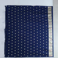 Navy Blue Patola Saree with Multicolor Traditional Weaving & Zari Border – Gujarati Silk Saree for Festive & Wedding Wear - Mangaldeep NX