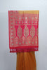 Orange Banarasi Silk Saree with Pink Zari Pallu - Mangaldeep NX