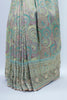 Pastel Green Designer Saree with Sequin Embroidery and Mirror Work Pallu - Mangaldeep NX