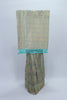 Pastel Green Designer Saree with Sequin Embroidery and Mirror Work Pallu - Mangaldeep NX