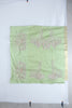 Pastel Green Organza Saree with Heavy Embroidered Border and Tassels - Mangaldeep NX