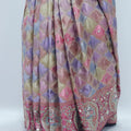 Pastel Multicolor Bandhani Silk Saree Pink Pallu Traditional Wedding Festive Wear - Mangaldeep NX