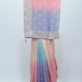 Pastel Ombre Bandhani Saree Designer Ethnic Wear for Festive Wedding LooK - Mangaldeep NX