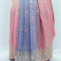Pastel Ombre Bandhani Saree Designer Ethnic Wear for Festive Wedding LooK - Mangaldeep NX