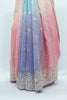 Pastel Ombre Bandhani Saree Designer Ethnic Wear for Festive Wedding LooK - Mangaldeep NX