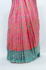 Pink Bandhani Print Saree with Green Traditional Rajasthani Ethnic Wear - Mangaldeep NX
