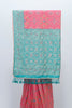 Pink Bandhani Print Saree with Green Traditional Rajasthani Ethnic Wear - Mangaldeep NX